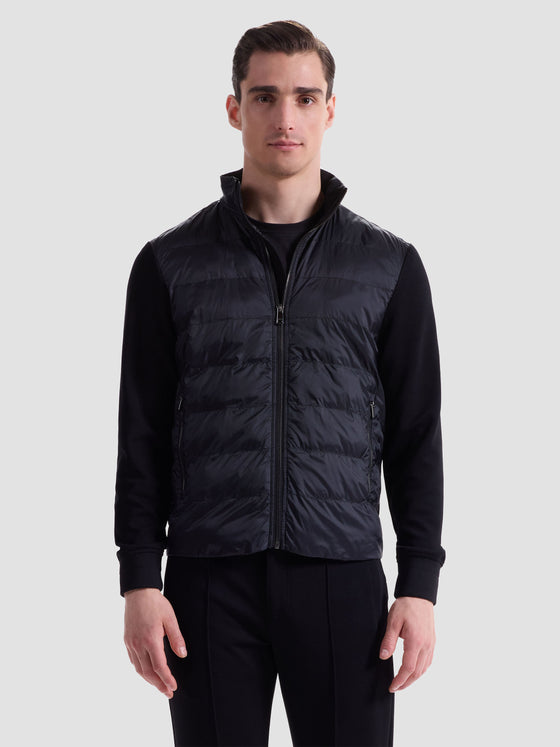 Bugatchi - Cardigan zip matelassé Soft Touch