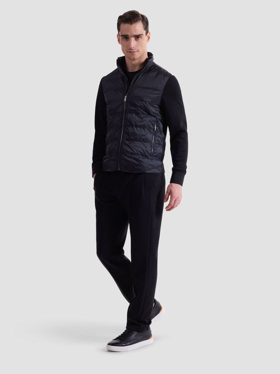 Bugatchi - Cardigan zip matelassé Soft Touch