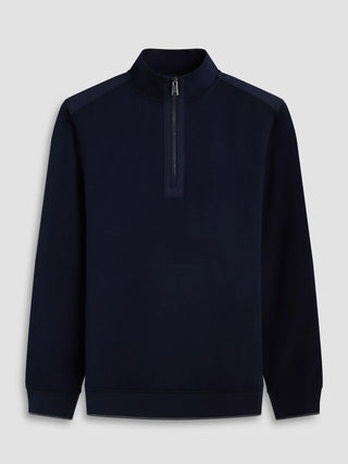 Bugatchi - Soft Touch zip collar sweater