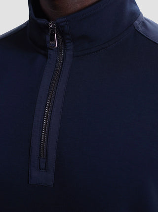 Bugatchi - Soft Touch zip collar sweater