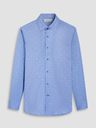 Bugatchi - James - Long sleeve polka dot shirt