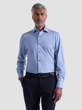 Bugatchi - James - Long sleeve polka dot shirt