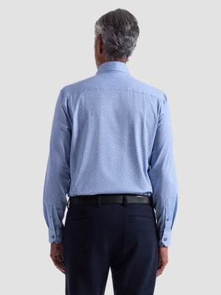 Bugatchi - James - Long sleeve polka dot shirt