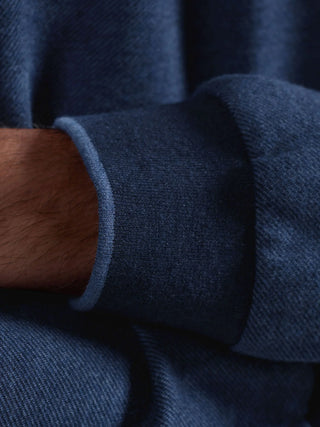 Bugatchi - Zip collar sweater made of cotton and modal