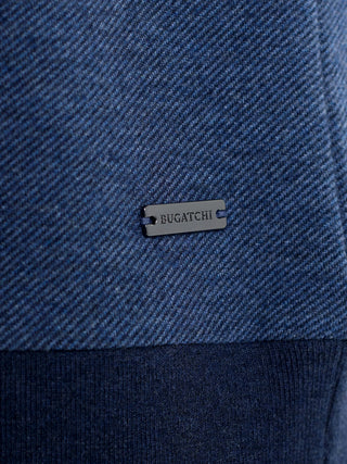 Bugatchi - Zip collar sweater made of cotton and modal