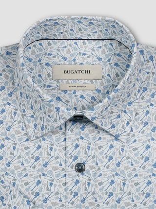 Bugatchi - Miles - Chemise motif guitars manches courtes OOOHCOTTON©