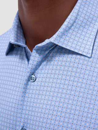 Bugatchi - Miles - Short Sleeve Polka Dot Shirt OOOHCOTTON©