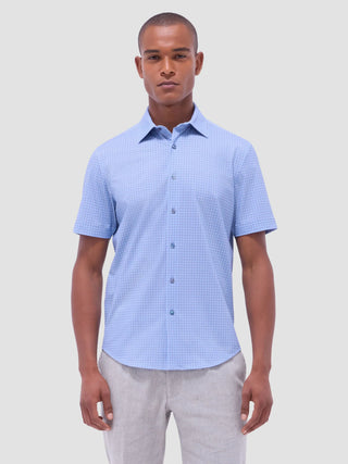Bugatchi - Miles - Short Sleeve Polka Dot Shirt OOOHCOTTON©