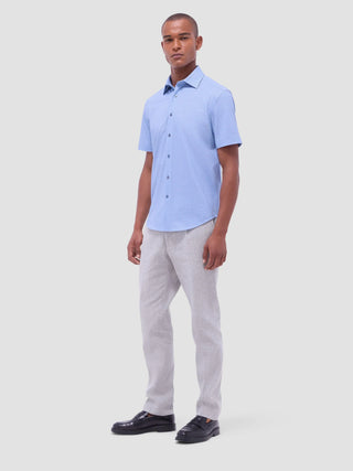 Bugatchi - Miles - Short Sleeve Polka Dot Shirt OOOHCOTTON©