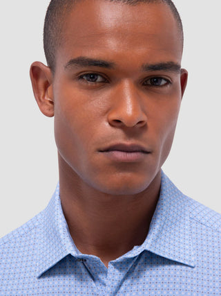 Bugatchi - Miles - Short Sleeve Polka Dot Shirt OOOHCOTTON©