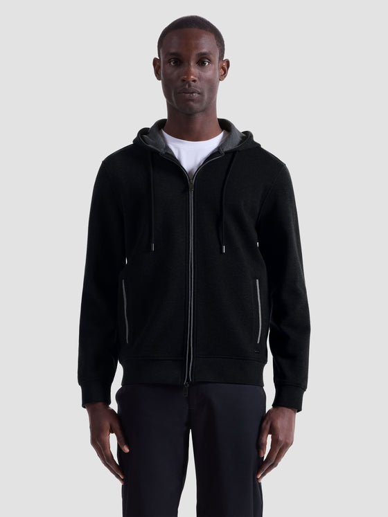 Bugatchi - Cardigan zip à capuchon