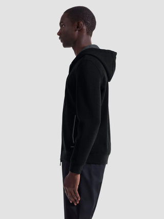 Bugatchi - Zip-up hooded cardigan