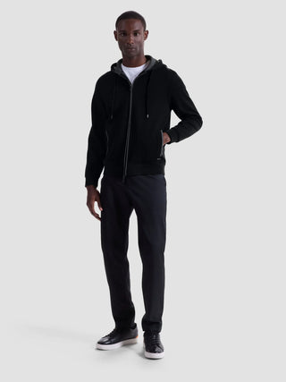 Bugatchi - Zip-up hooded cardigan