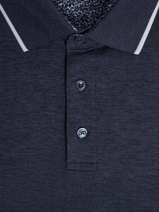 Bugatchi - Short-sleeved shirt with collar Performance