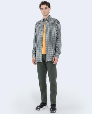 Paul & Shark - Chemise de flanelle de coton à carreaux - LE CAPITAINE D'A BORD
