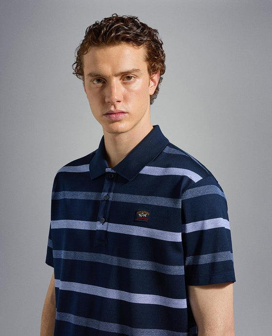 Paul & Shark - Polo rayé manches courtes coton piqué - LE CAPITAINE D'A BORD