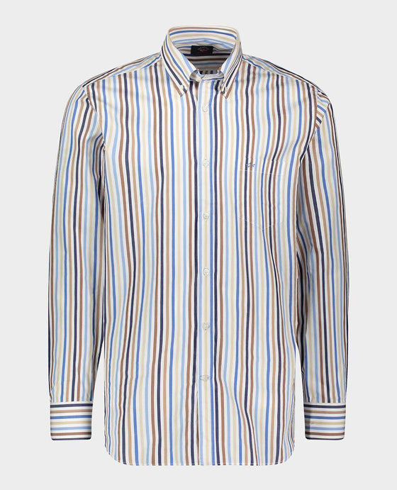 Paul & Shark - Chemise manches longues à rayures - LE CAPITAINE D'A BORD