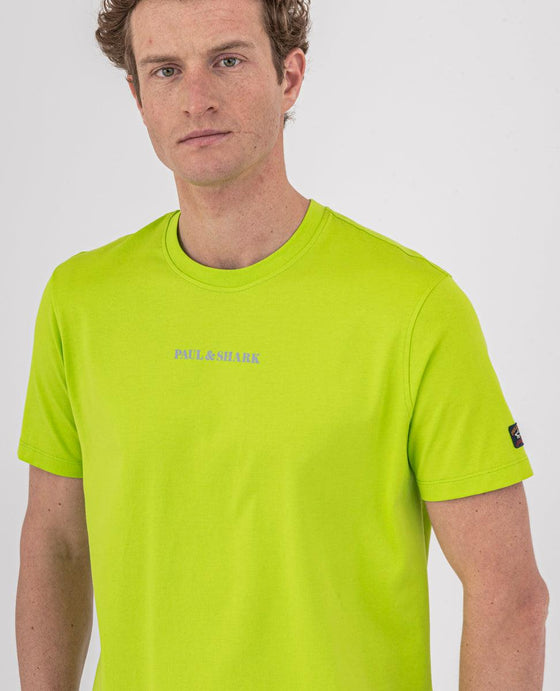 Paul & Shark - T-shirt Logo Paul & Shark Réfléchissant - LE CAPITAINE D'A BORD