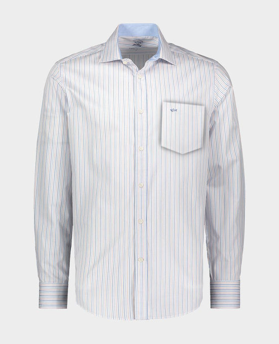 Paul & Shark - Chemise manches longues à rayures - LE CAPITAINE D'A BORD