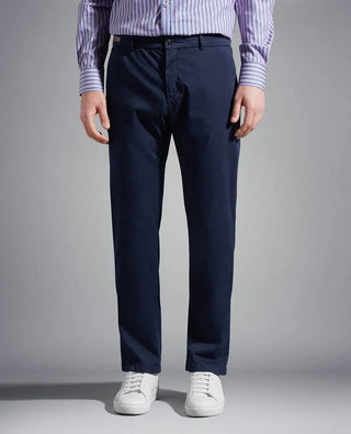 Paul & Shark - Pantalon chino de coton et soie extensible - LE CAPITAINE D'A BORD