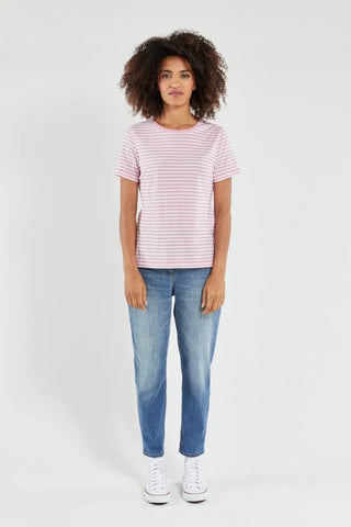 Armor-Lux - T-shirt rayé Heritage coton et lin - LE CAPITAINE D'A BORD