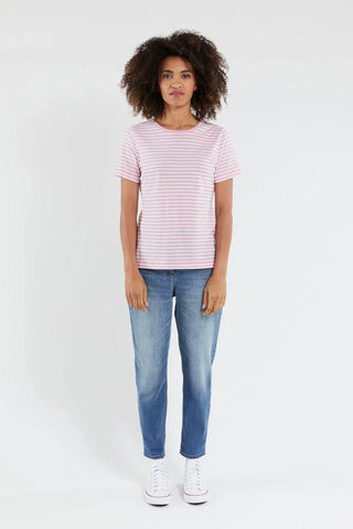 Armor-Lux - T-shirt rayé Heritage coton et lin - LE CAPITAINE D'A BORD