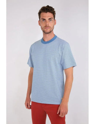 Armor-Lux - T-shirt rayé manches courtes Heritage - LE CAPITAINE D'A BORD