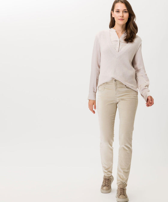 BRAX - Shakira - Pantalon de velours cordé Cozy Corduroy - LE CAPITAINE D'A BORD