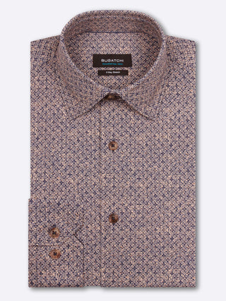 Bugatchi - Chemise manches longues à fleurs OoohCotton® - LE CAPITAINE D'A BORD