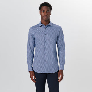 Bugatchi - Chemise manches longues avec chiens OoohCotton® - LE CAPITAINE D'A BORD