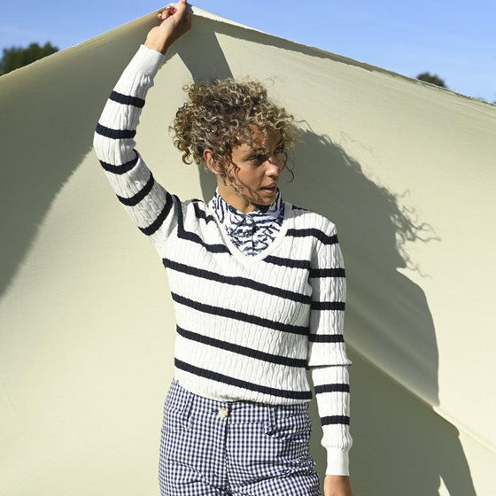 Daily Sports - Dole V-neck Pullover - LE CAPITAINE D'A BORD