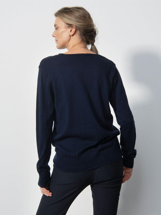 Daily Sports - Tea V-neck Pullover - LE CAPITAINE D'A BORD