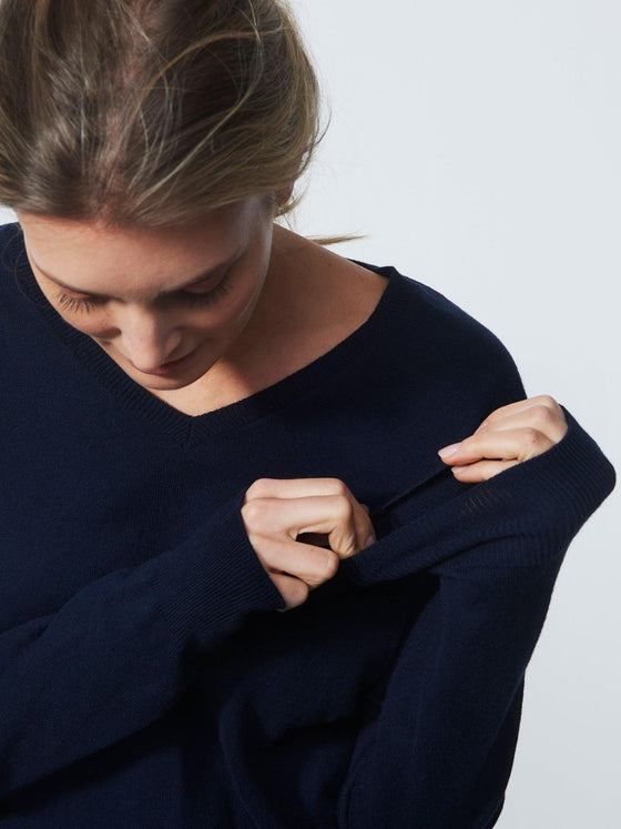 Daily Sports - Tea V-neck Pullover - LE CAPITAINE D'A BORD