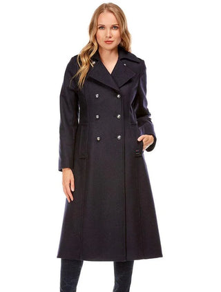 Dalmard Marine - Carnac Cachemire - Manteau long pour femme - LE CAPITAINE D'A BORD