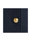 Dalmard Marine - Detroit - Caban pour femme à boutons dorés - Marine - LE CAPITAINE D'A BORD
