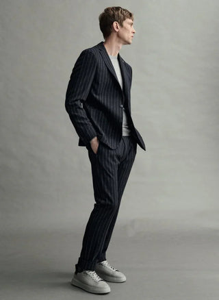 Digel - Karun et Kody - Habit rayé avec veston et pantalon Slim Fit - LE CAPITAINE D'A BORD