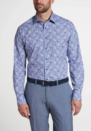 ETERNA - Chemise paisley manches longues Modern Fit - LE CAPITAINE D'A BORD