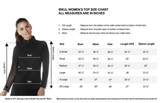 Ibkül - Eva Long Sleeve Mock Neck - 10858 - LE CAPITAINE D'A BORD