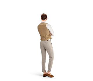 MMX - Pantalon de lin à carreaux Cervus 7321 - LE CAPITAINE D'A BORD