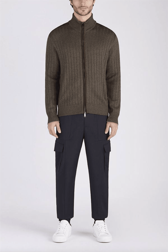 Paul & Shark - Cardigan zip de laine et cachemire - LE CAPITAINE D'A BORD