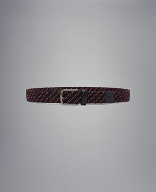 Paul & Shark - Ceinture tressée élastique multicolore - LE CAPITAINE D'A BORD