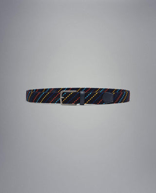 Paul & Shark - Ceinture tressée élastique multicolore - LE CAPITAINE D'A BORD