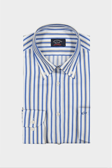  Paul & Shark - Chemise à rayures de twill de coton - LE CAPITAINE D'A BORD