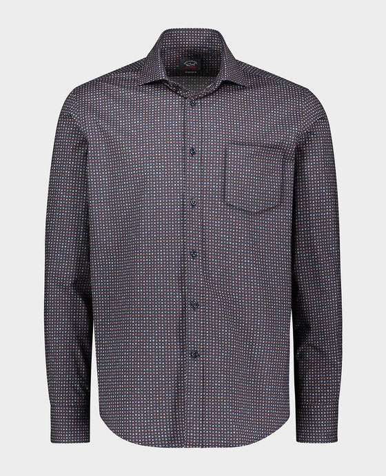 Paul & Shark - Chemise de coton à pois - LE CAPITAINE D'A BORD