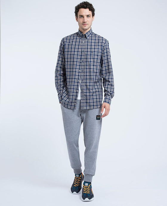 Paul & Shark - Chemise de flanelle à carreaux - LE CAPITAINE D'A BORD