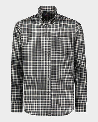 Paul & Shark - Chemise de flanelle de coton à carreaux - LE CAPITAINE D'A BORD