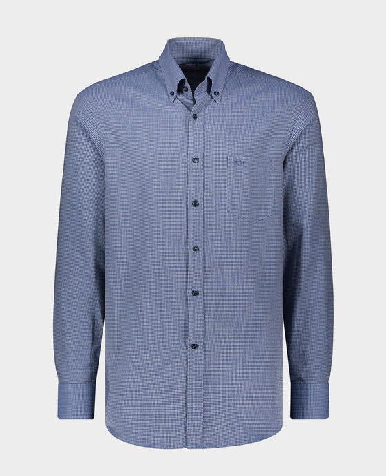 Paul & Shark - Chemise de flanelle pied-de-poule - LE CAPITAINE D'A BORD