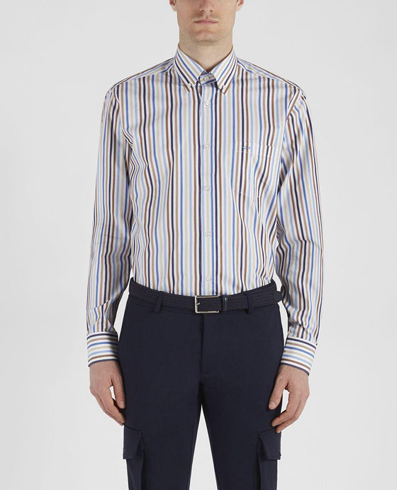 Paul & Shark - Chemise manches longues à rayures - LE CAPITAINE D'A BORD