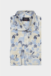 Paul & Shark - Chemise manches longues florale de coton poplin - J Fit - LE CAPITAINE D'A BORD