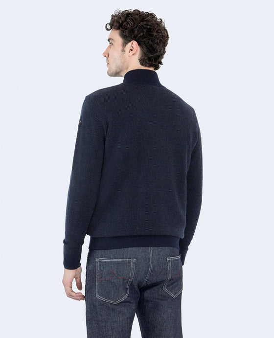 Paul & Shark - Col zip de laine et cachemire - LE CAPITAINE D'A BORD